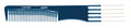 Comair Toupier-Gabelkamm 102 Blue Profi Line