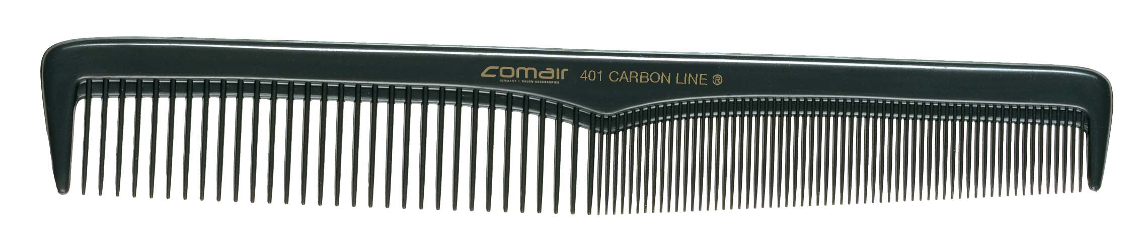 Comair Haarschneidekamm,leichte Schrägung, 401 Carbon Profi Line