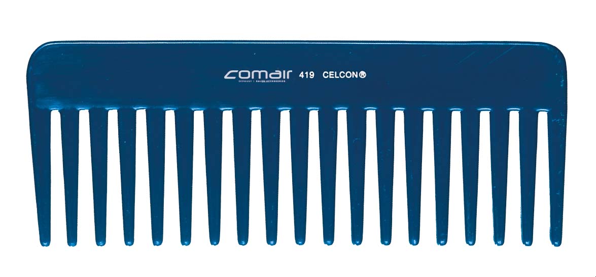 Comair Strähnenkamm 419 blau Blue Profi Line