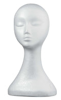 Comair Schaumstoffkopfbüste Lady weiß 38cm