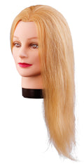 Comair Üb.kopf Lilly 40cm blond Echthaar Übungskopf
