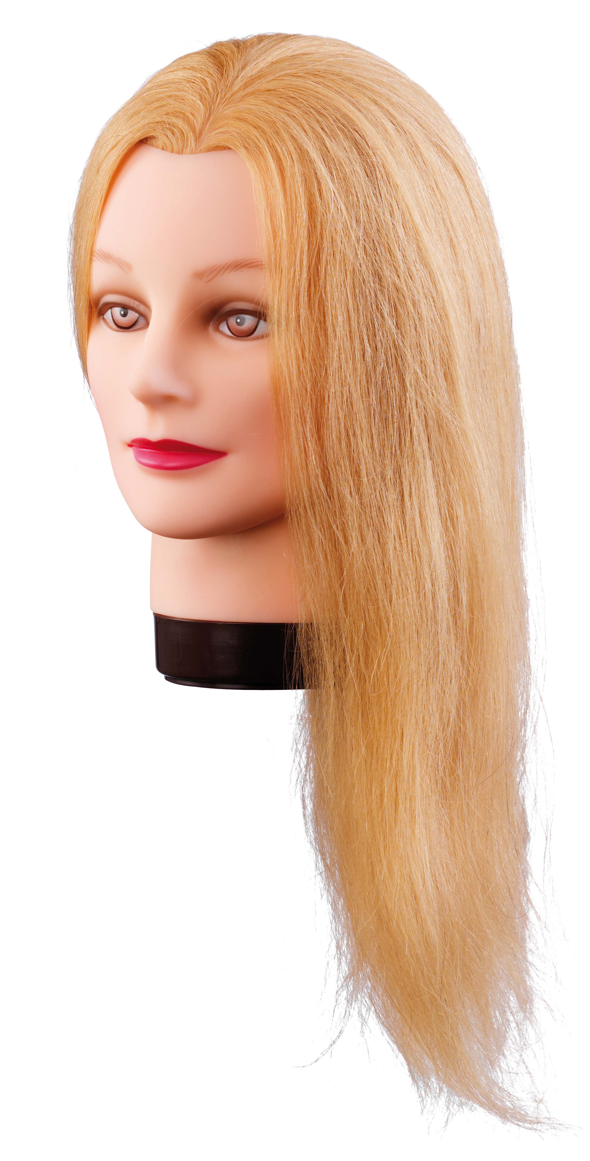 Comair Üb.kopf Lilly 40cm blond Echthaar Übungskopf