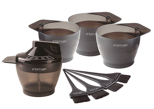 Comair Farbmischer Pro 2.0 sz inkl. 4 Schalen 360ml 4 Färbepinsel Adapter