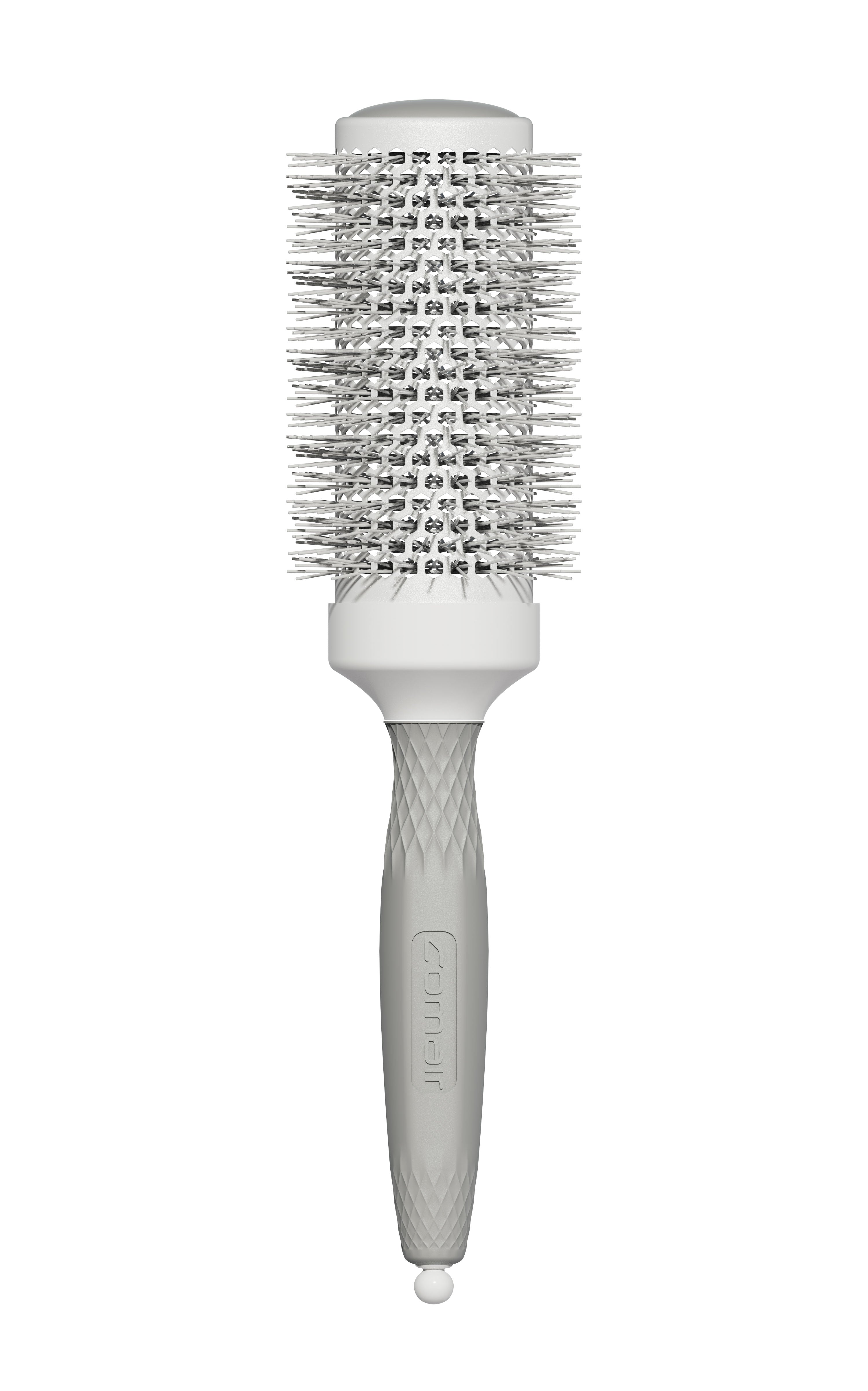 Comair Thermal Fönbü.43/65mm, Keramikhülse, Nylonstifte, Abteilpin, hellgr./weiß