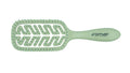 Comair Bürste Flex Tamer, M, verde grün, Nylonstifte, Noppen