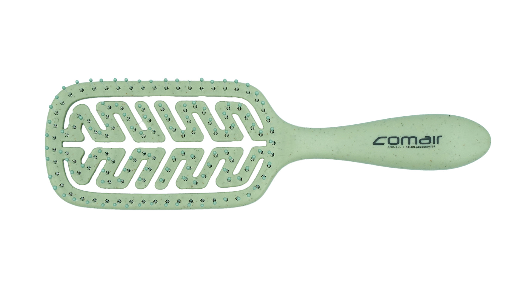 Comair Bürste Flex Tamer, M, verde grün, Nylonstifte, Noppen