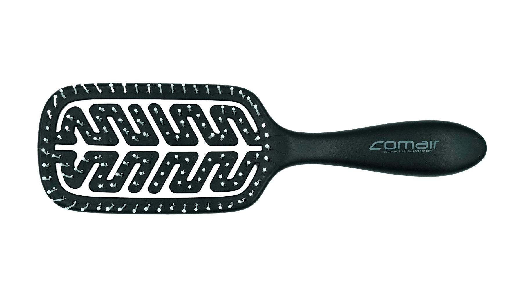 Comair Bürste Flex Tamer, M, black, Nylonstifte, Noppen