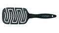 Comair Bürste Flex Tamer, L, black, Nylonstifte, Noppen