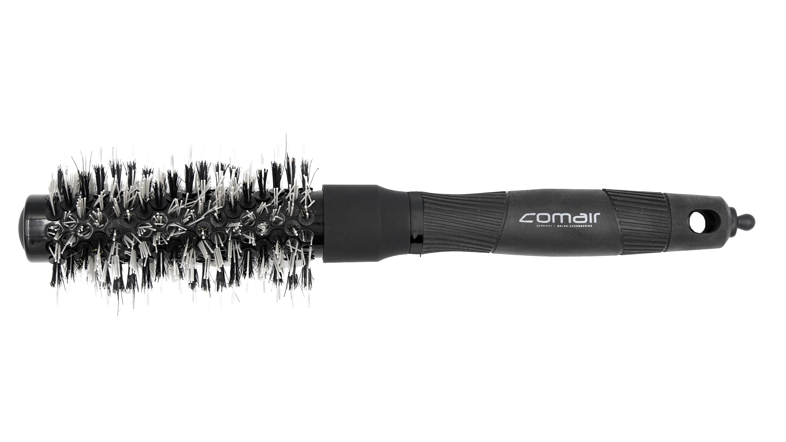 Comair Twist Föhnbü.25/40mm, Nylon & Wildschwein, schwarz