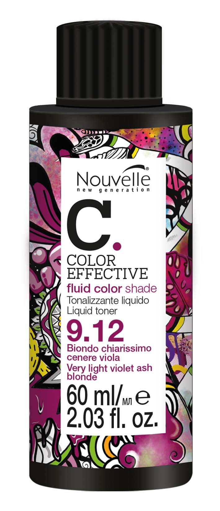 Nouvelle CE 5.2 kastanienbraun irisé 60ml EINZELN Liquid Toner Color Effective