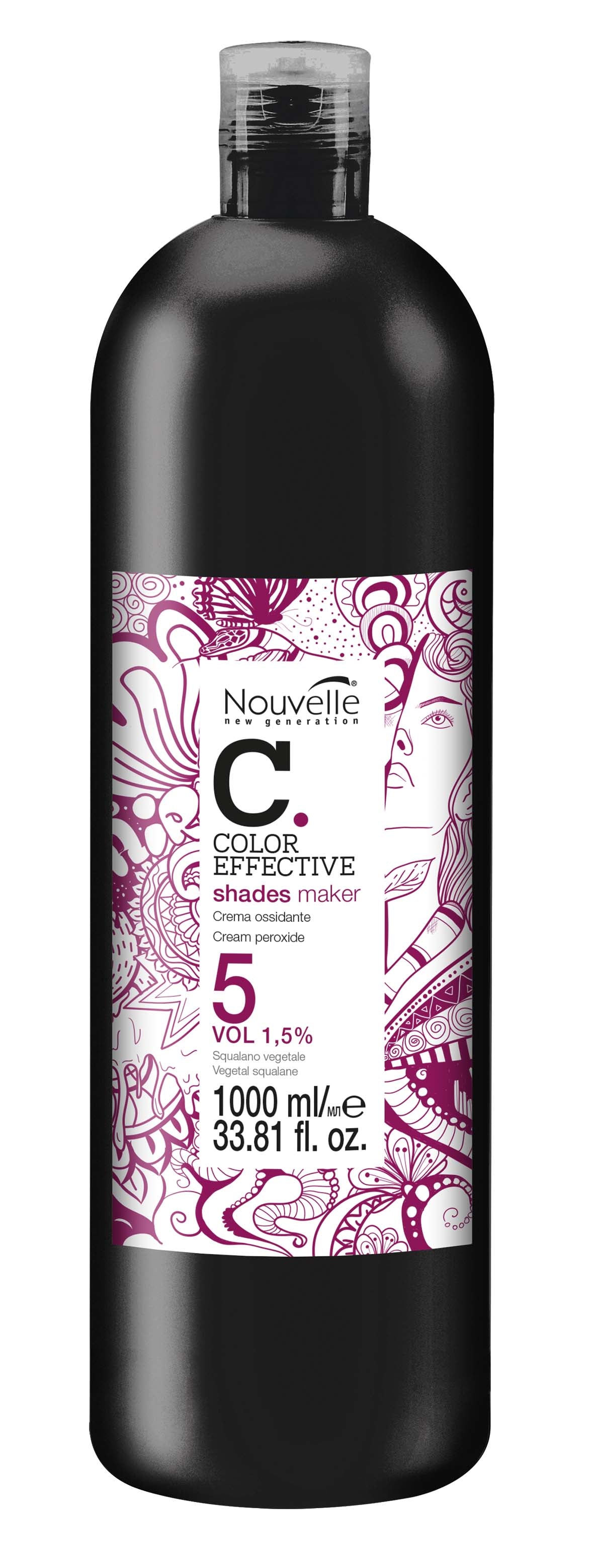 Nouvelle CE Oxidant 1,5% 1000ml Color Effective Liquid Toner