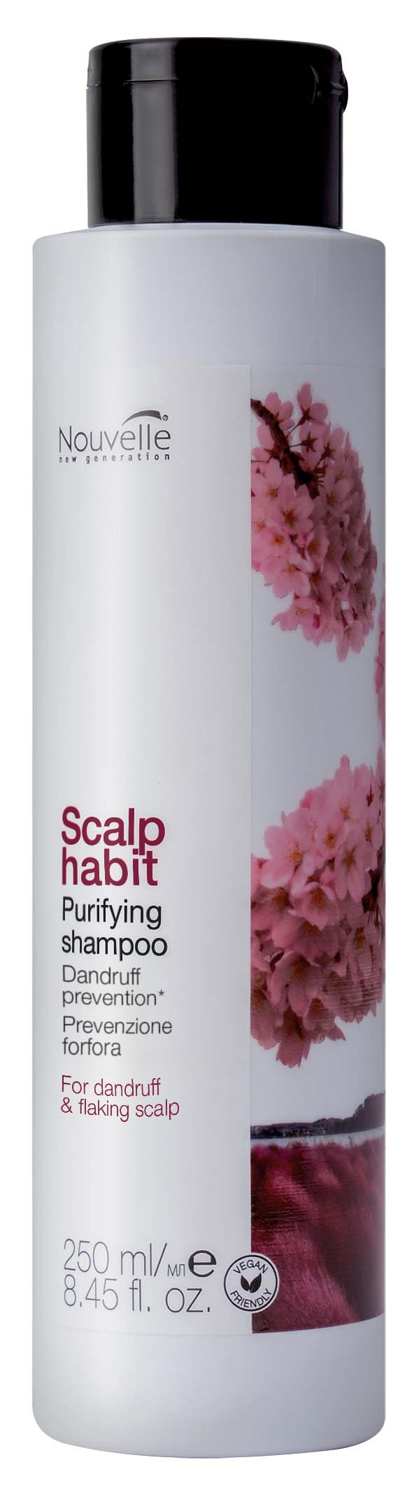 Nouvelle SH Purifying Shampoo 250ml, Anti Dandruff, Scalp Habit