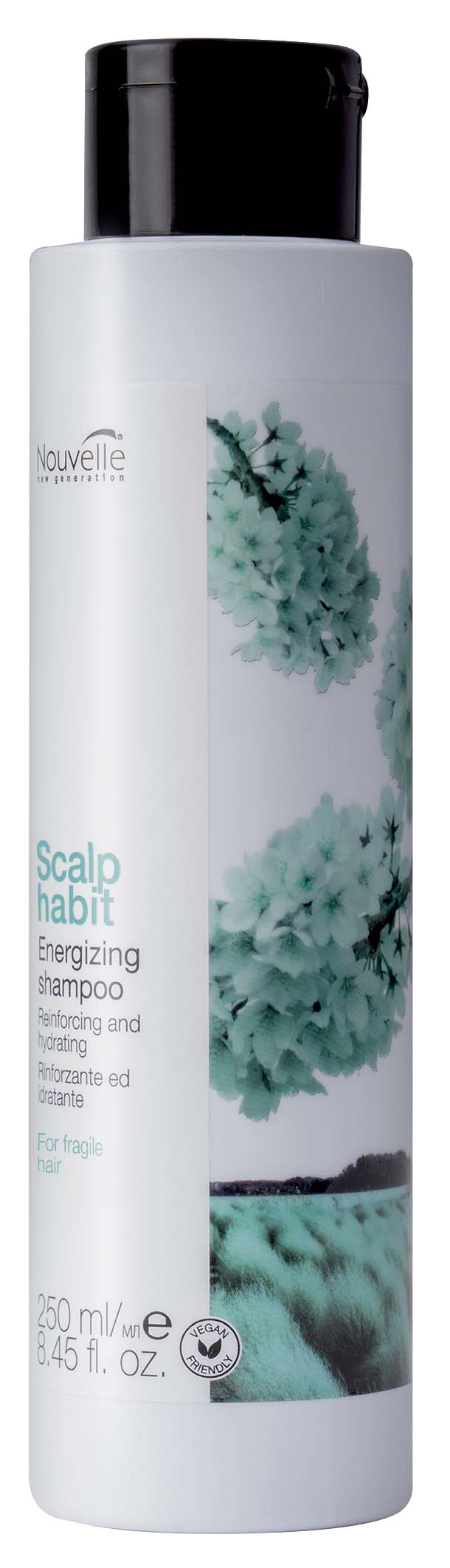 Nouvelle SH Energizing Shampoo 250ml, Scalp Habit
