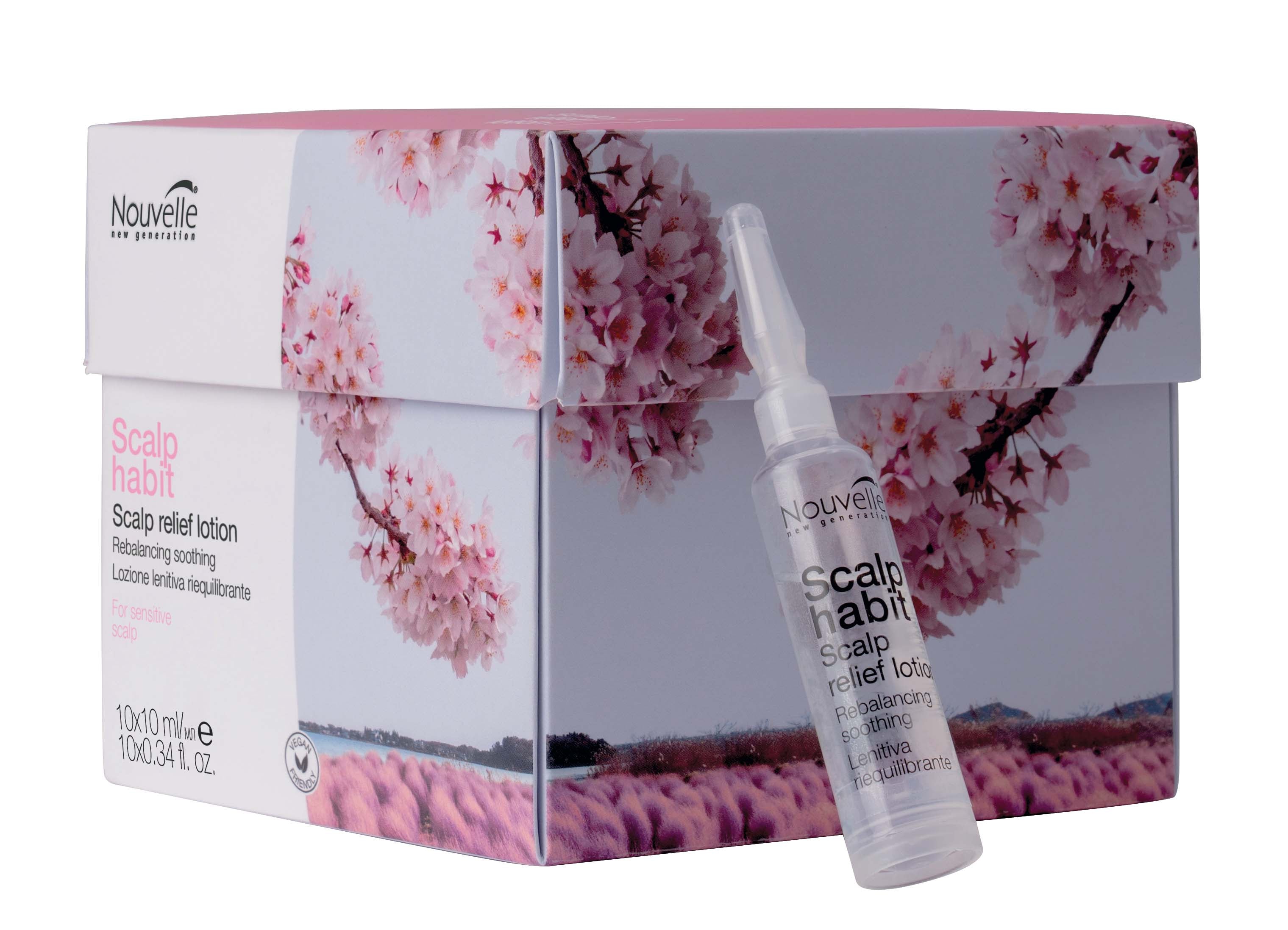 Nouvelle SH Scalp Relief Lotion 10x10ml, Sensitive Scalp, Scalp Habit