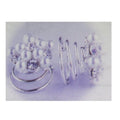 A&A Haarspirale kleine Perle und Strass 6er