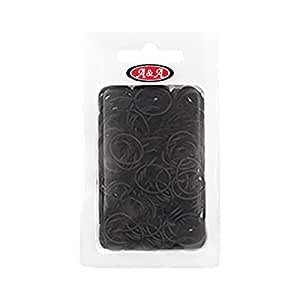 A&A Rastazopfgummi schwarz dick 150er