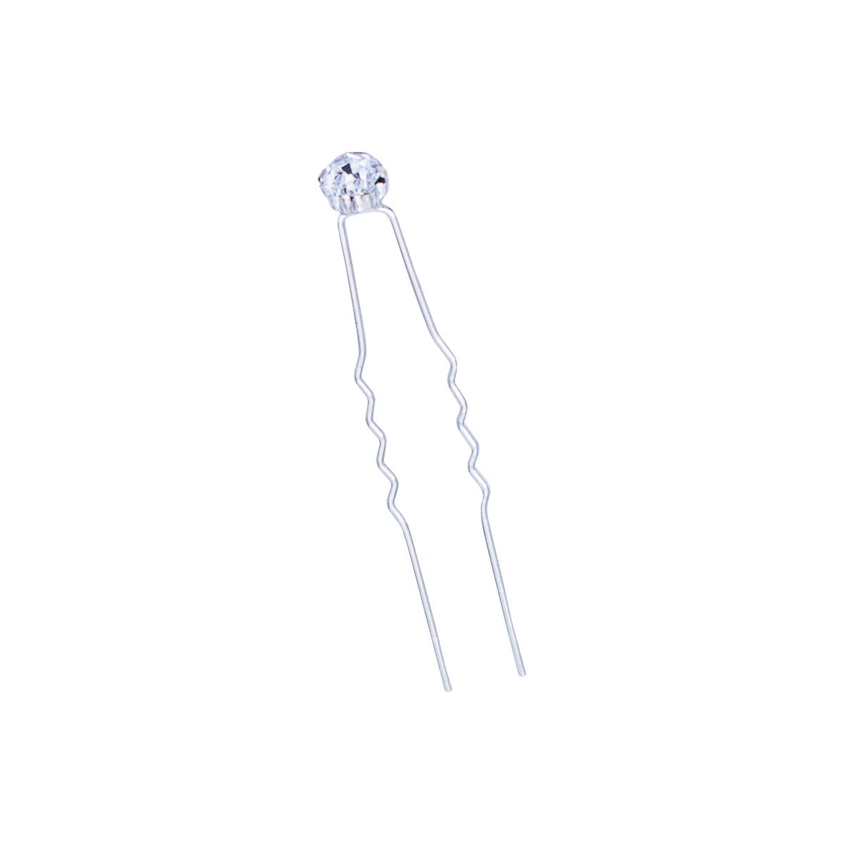 A&A Haarnadel Strassstein, Nadel silber 6er