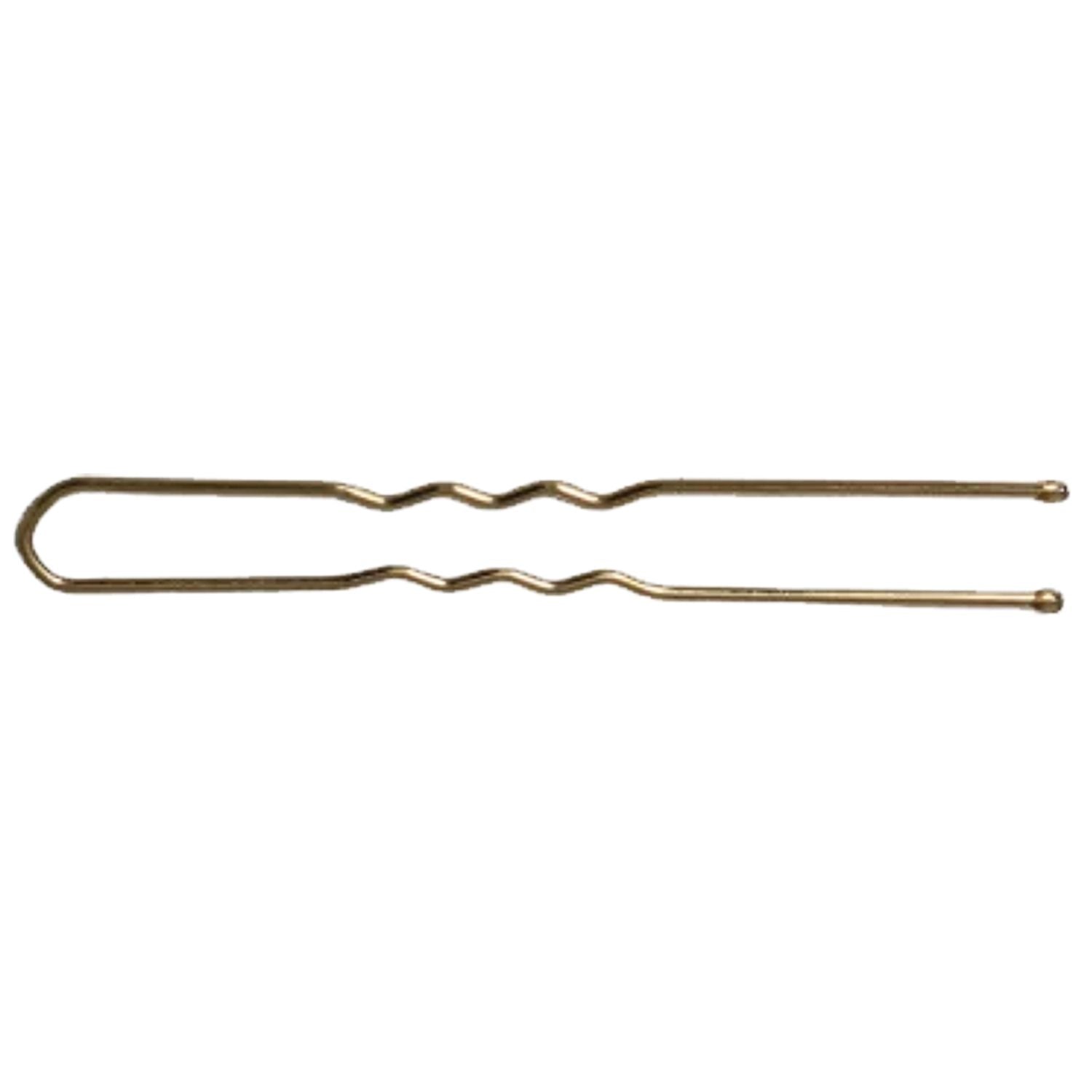 A&A Haarnadel 240er Box Gr. M 6cm gold gewellt