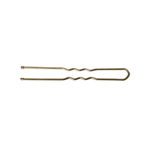 A&A Haarnadel 240er Box Gr. M 6cm gold gewellt