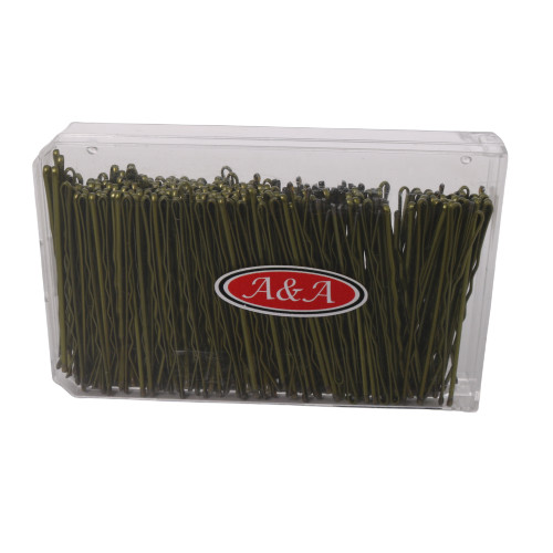 A&A Haarklemmen Box 240er 6cm gold gewellt