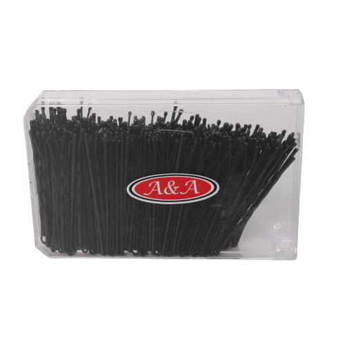 A&A Haarklemmen Box 240er 6cm schwarz gewellt