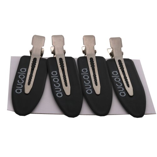 aucola Haarclips 4er Pack sz mit Logo Antidruckstelle