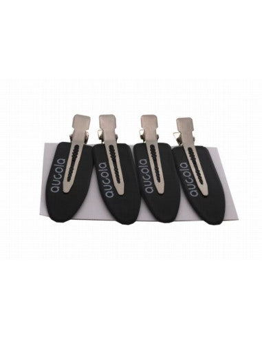 aucola Haarclips 4er Pack sz mit Logo Antidruckstelle