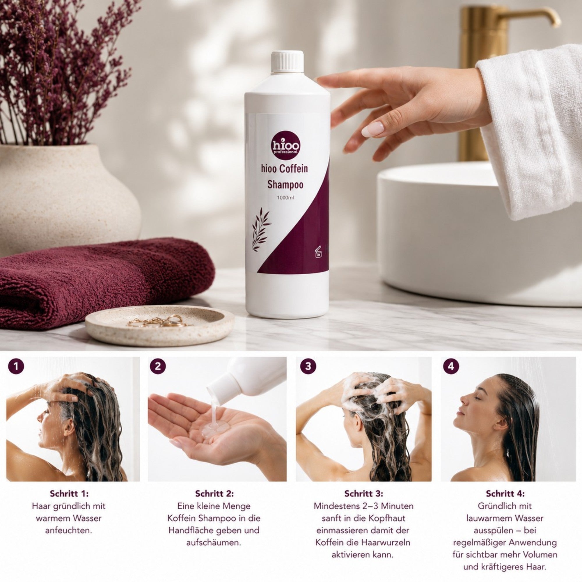 hioo Coffein Shampoo 1000ml