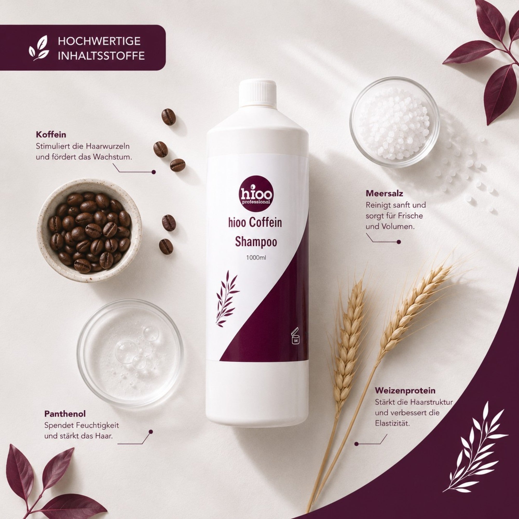 hioo Coffein Shampoo 1000ml