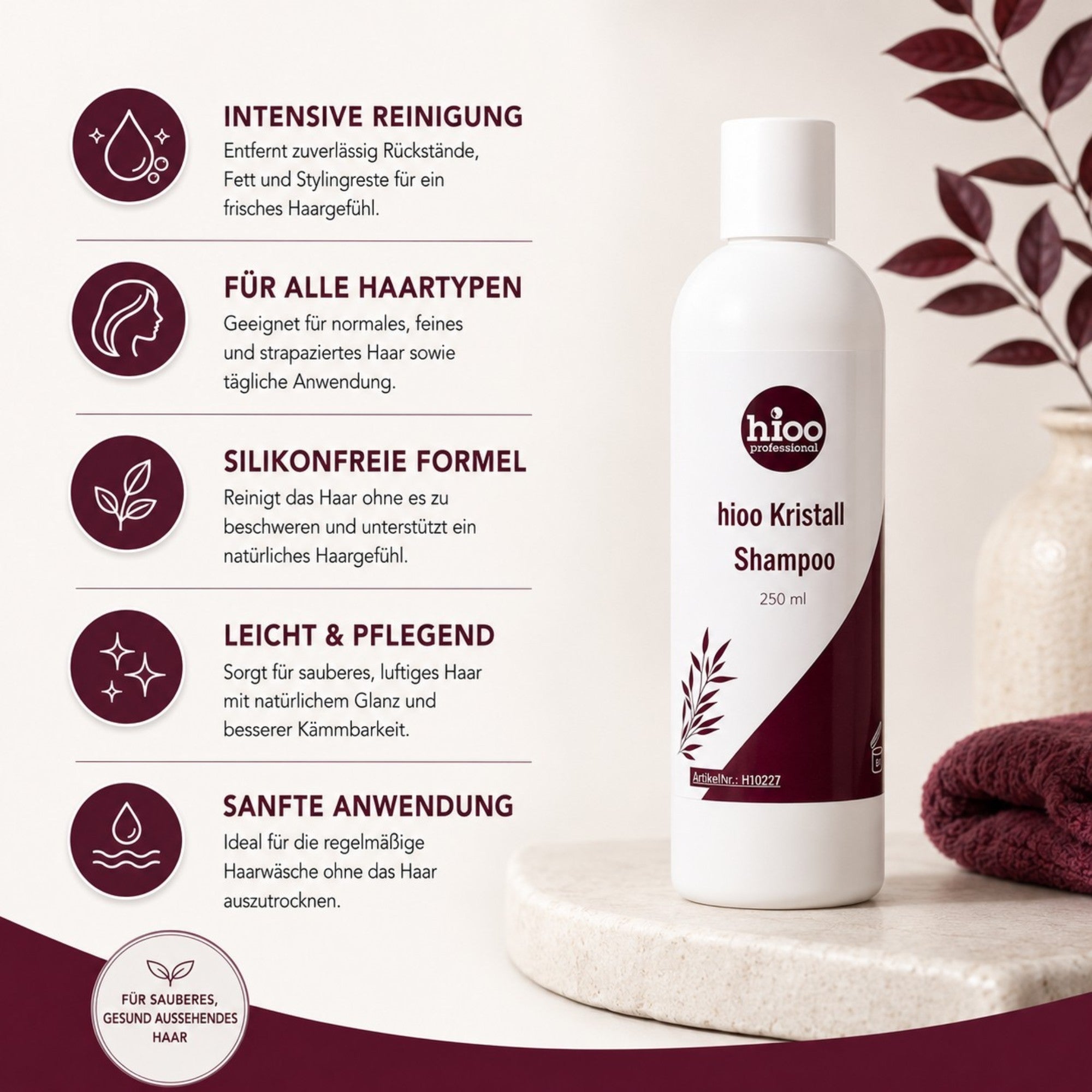hioo Kristall Shampoo 250ml
