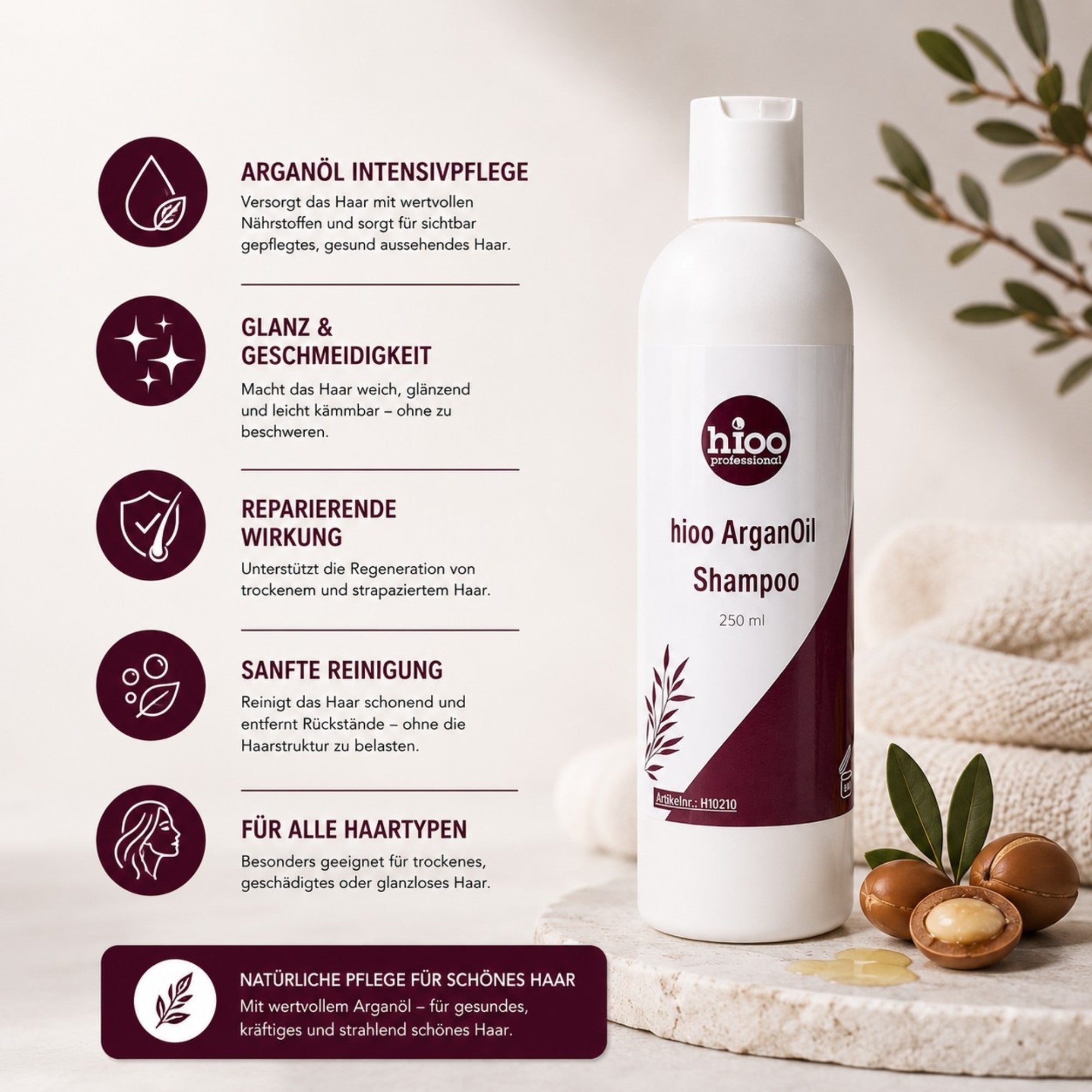 hioo ArganOil Shampoo 250ml