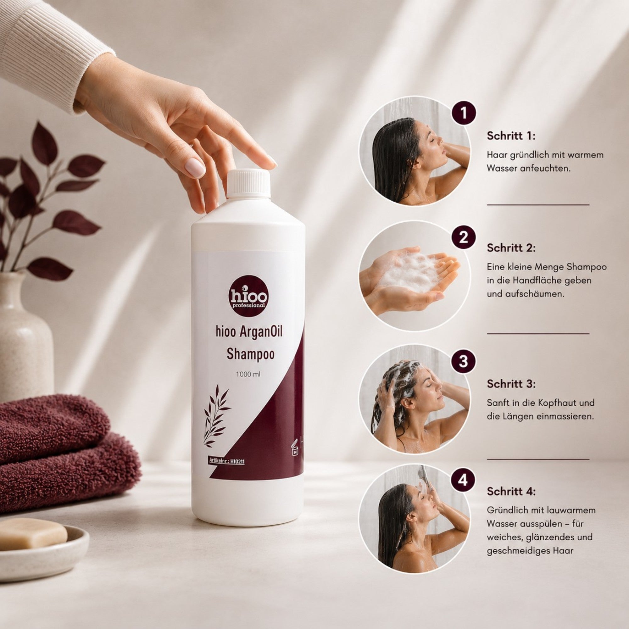 hioo ArganOil Shampoo 1000ml