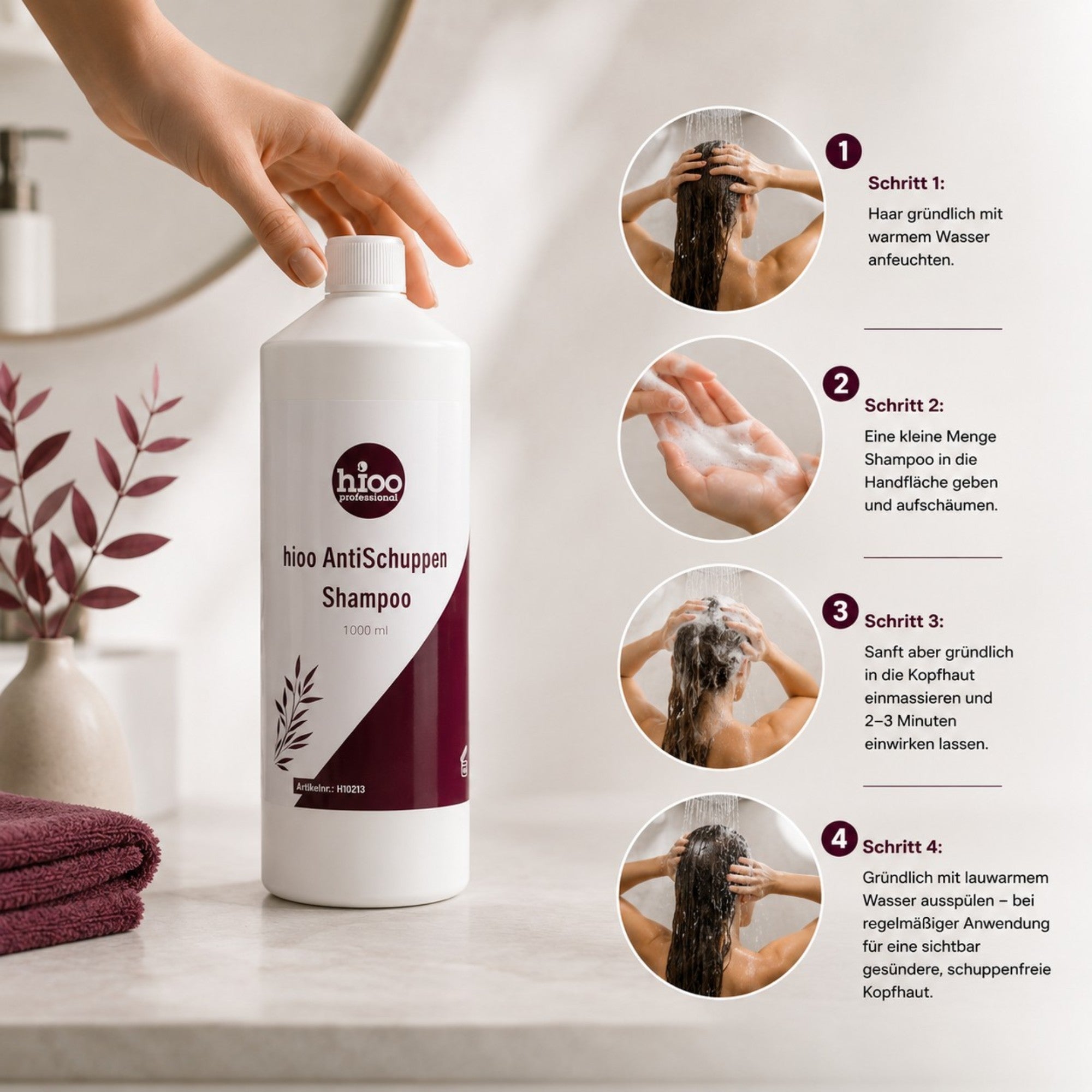 hioo Anti Schuppen Shampoo 1000ml