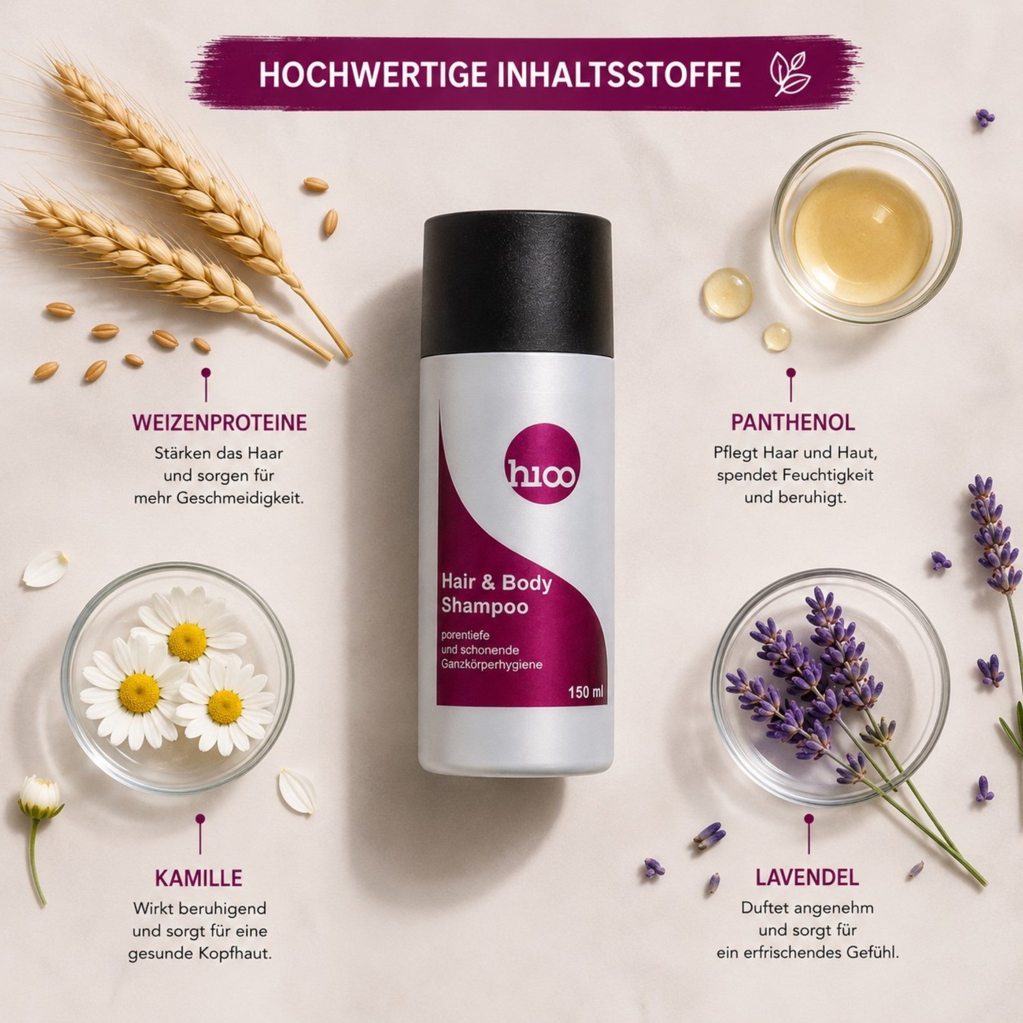 hioo Hair& Bodyshampoo 150ml
