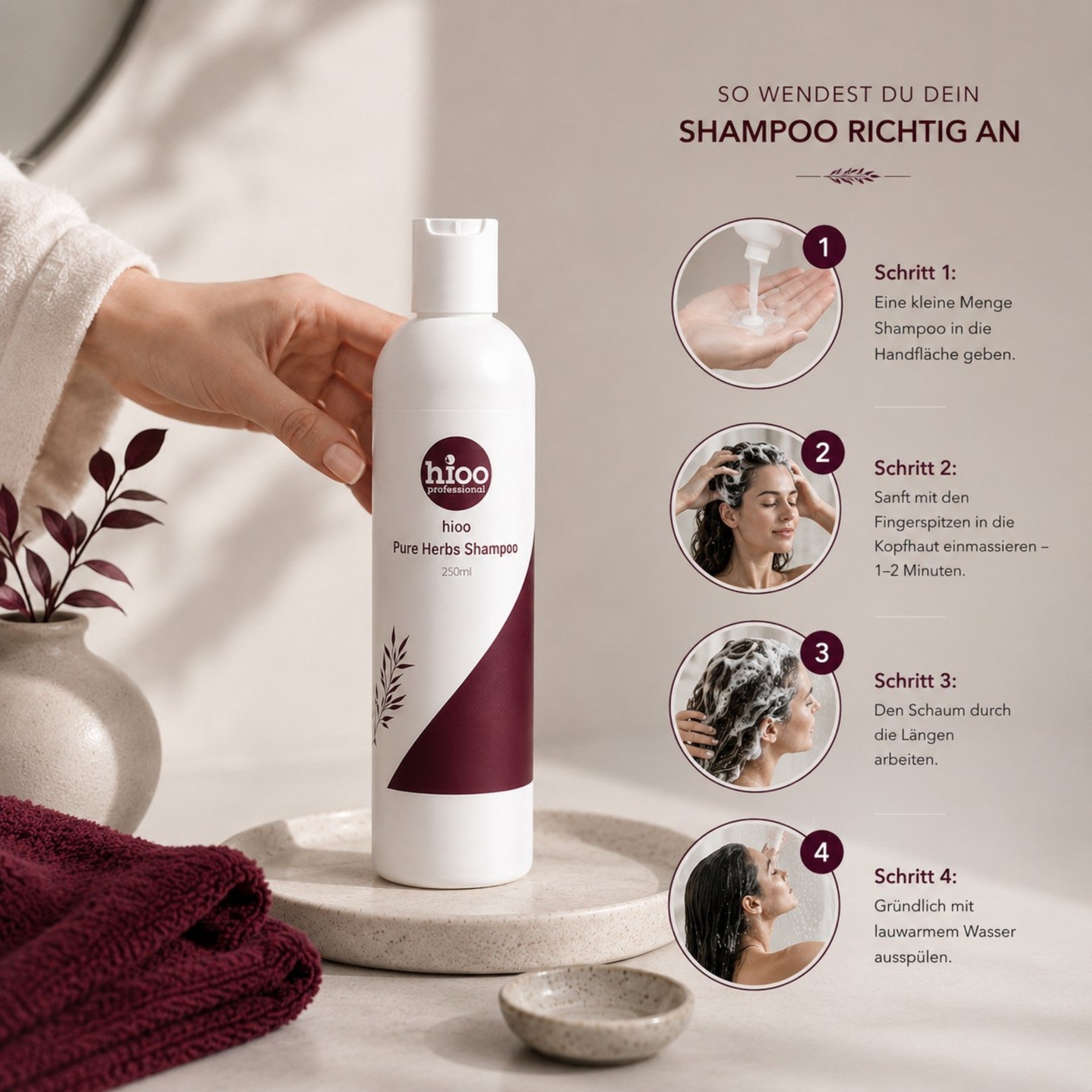 hioo Pure Herbs Shampoo 250ml