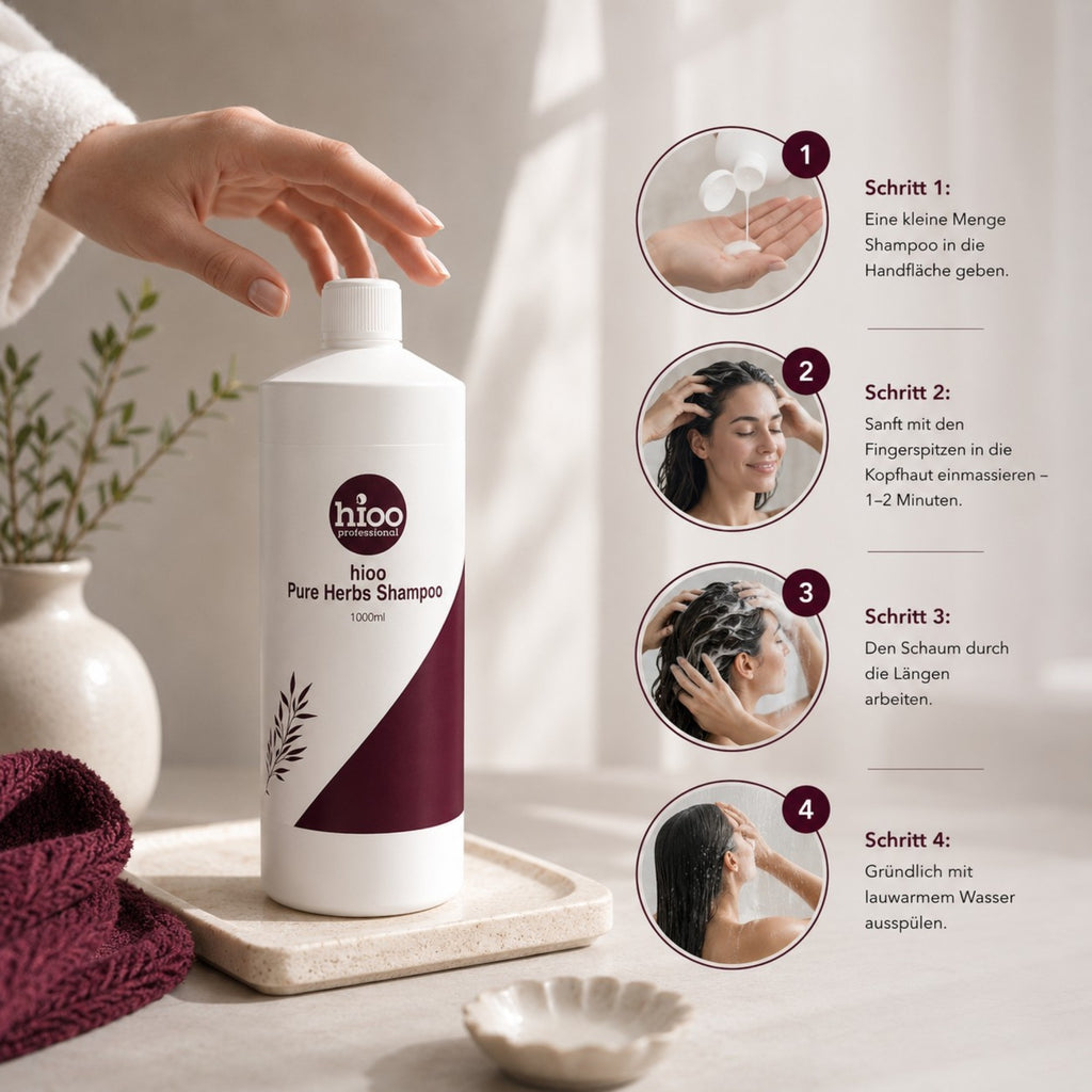 hioo Pure Herbs Shampoo 1000ml