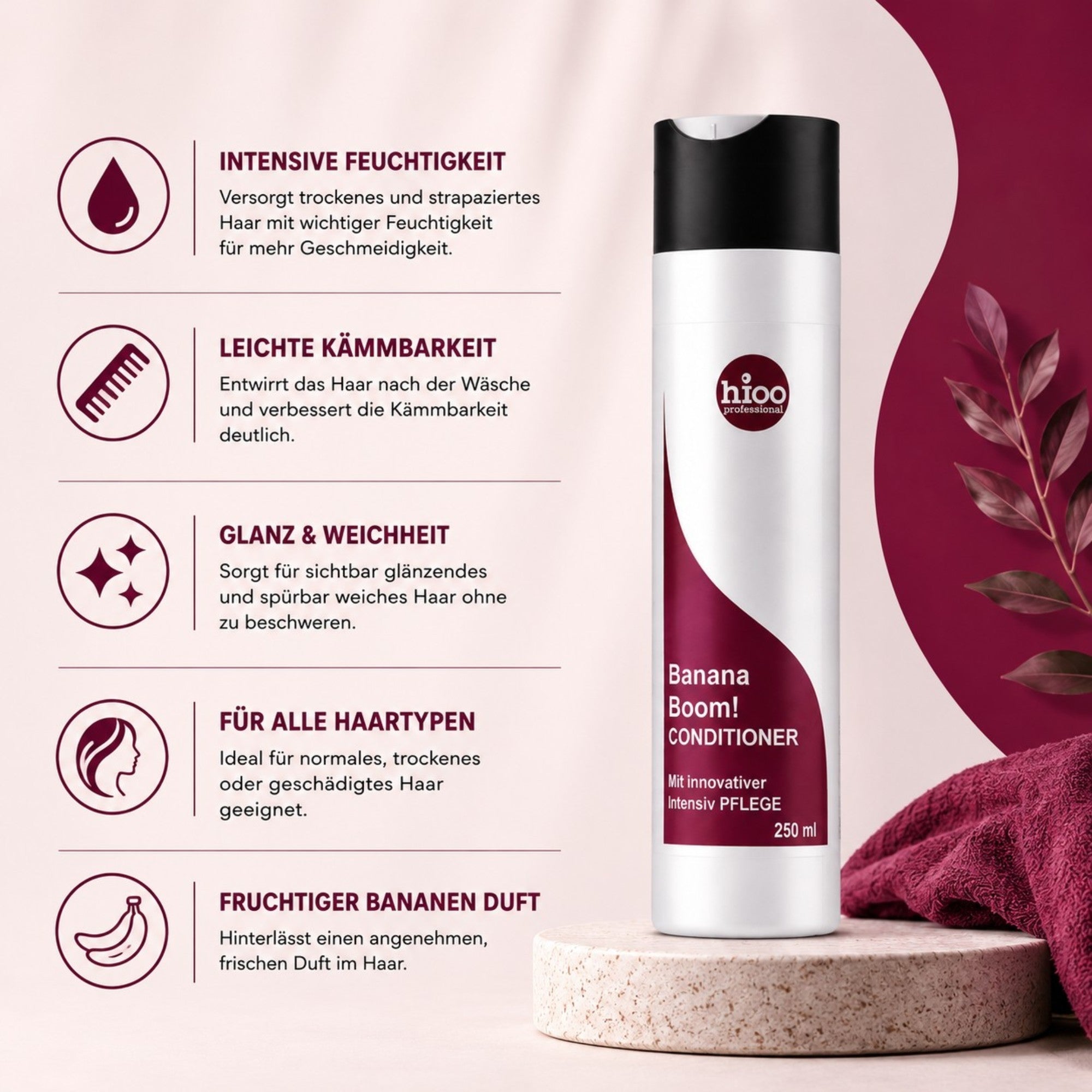 hioo Banana Boom Conditioner 250ml