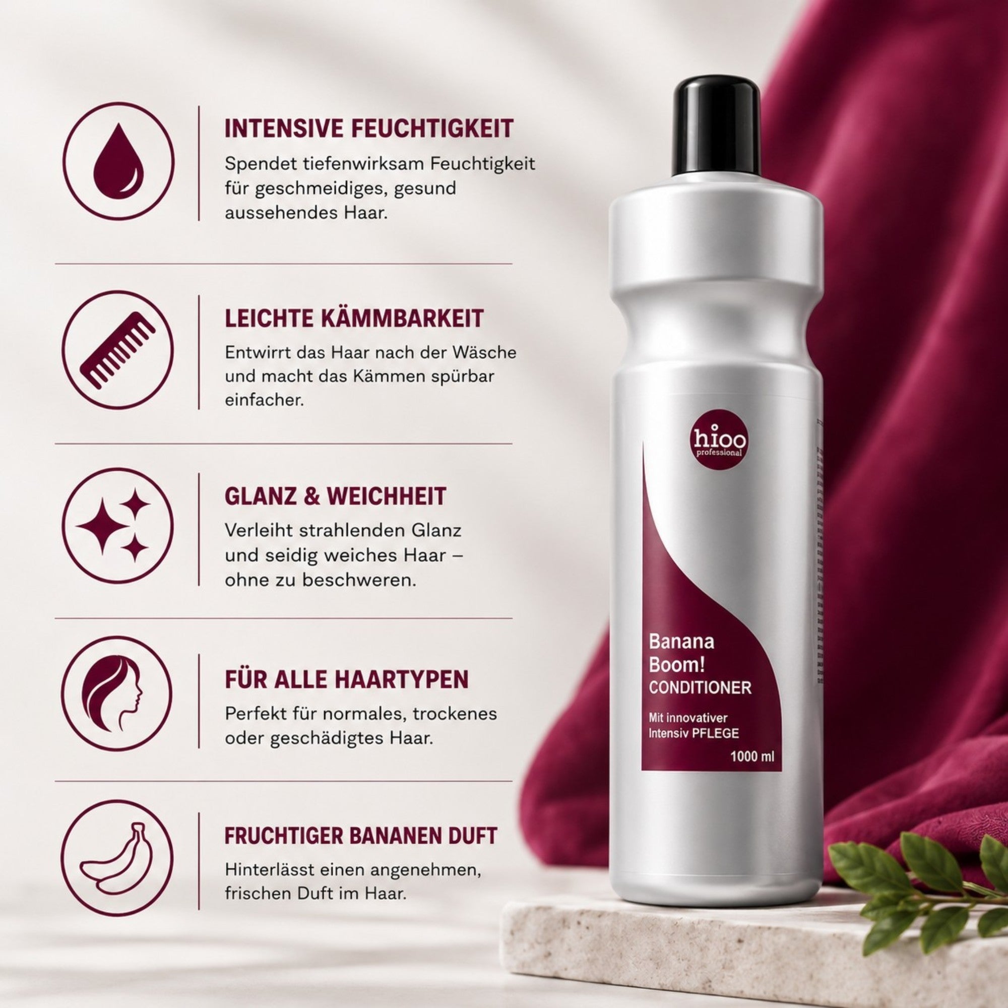 hioo Banana Boom! Conditioner 1000ml