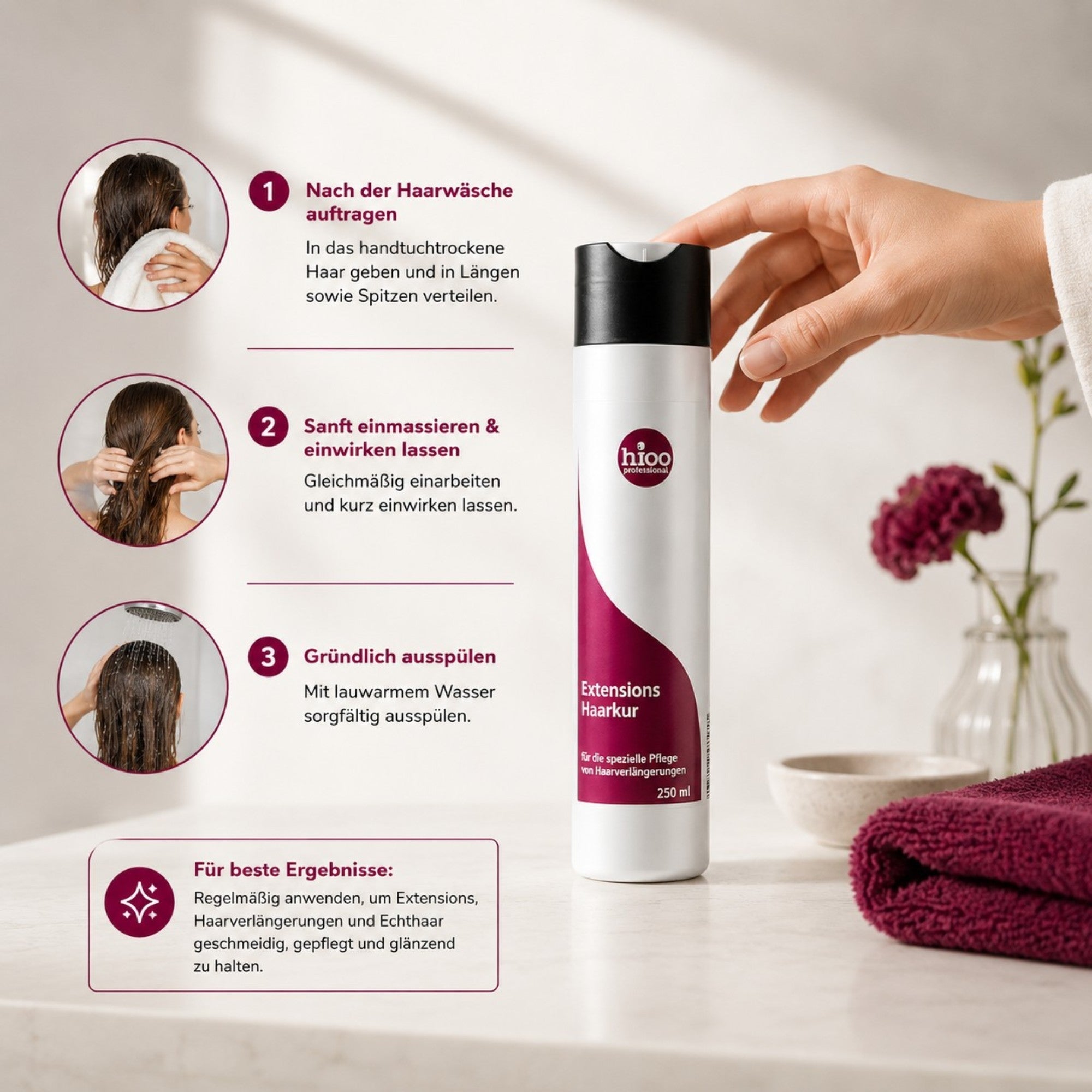 hioo Extensions Haarkur 250ml