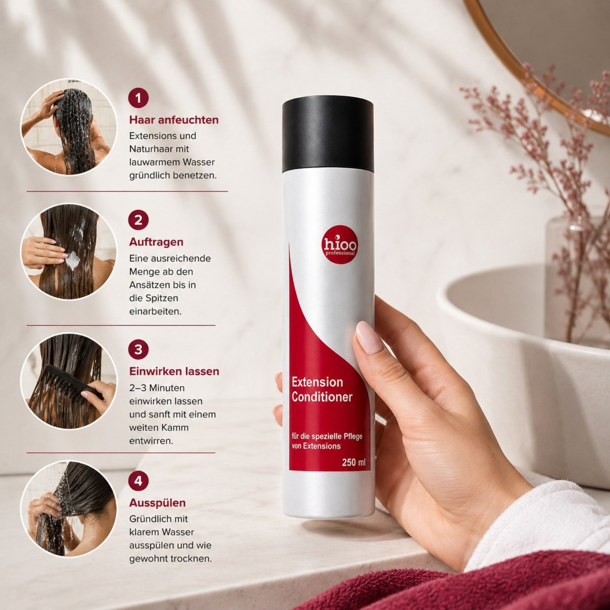 hioo Extensions Conditioner 250ml