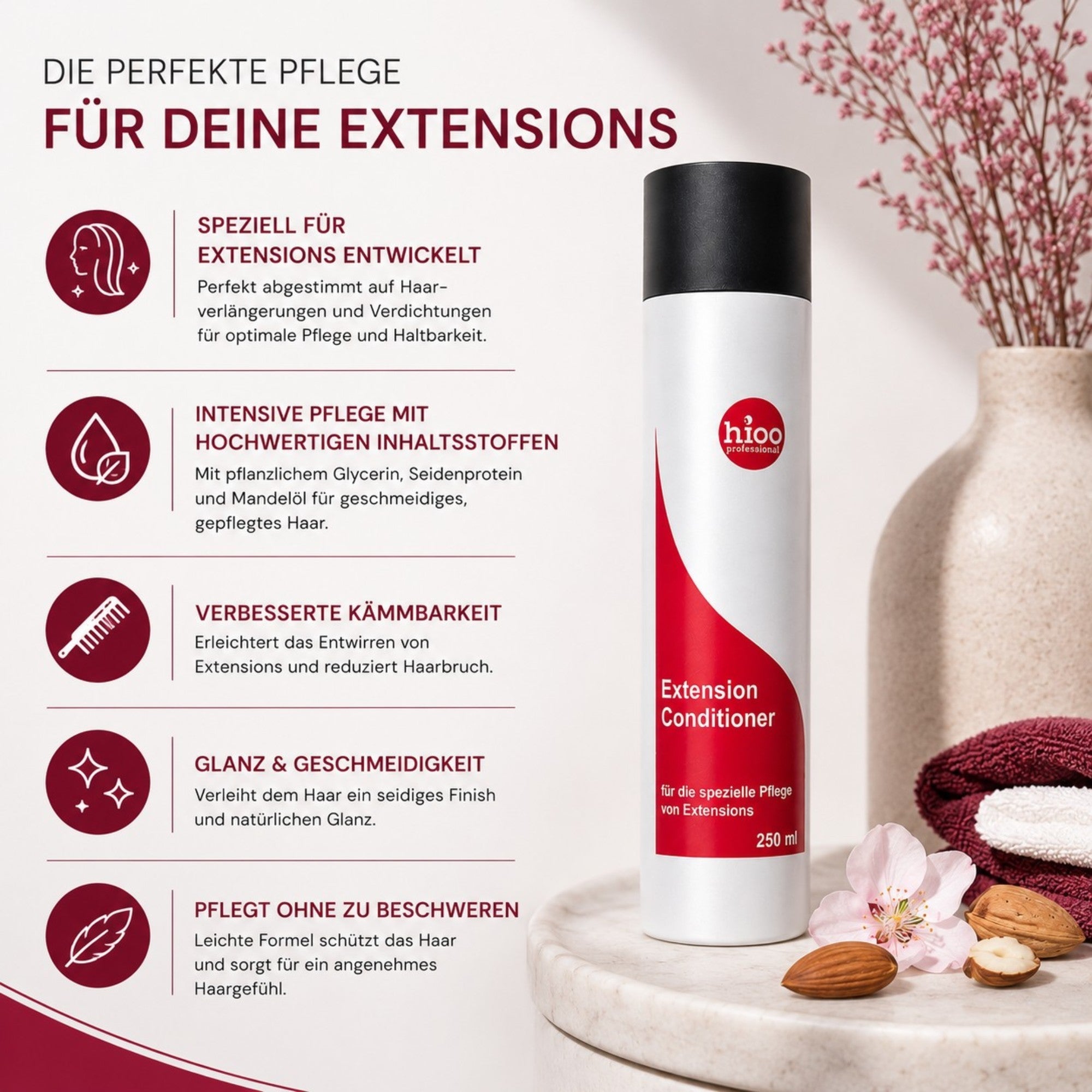 hioo Extensions Conditioner 250ml