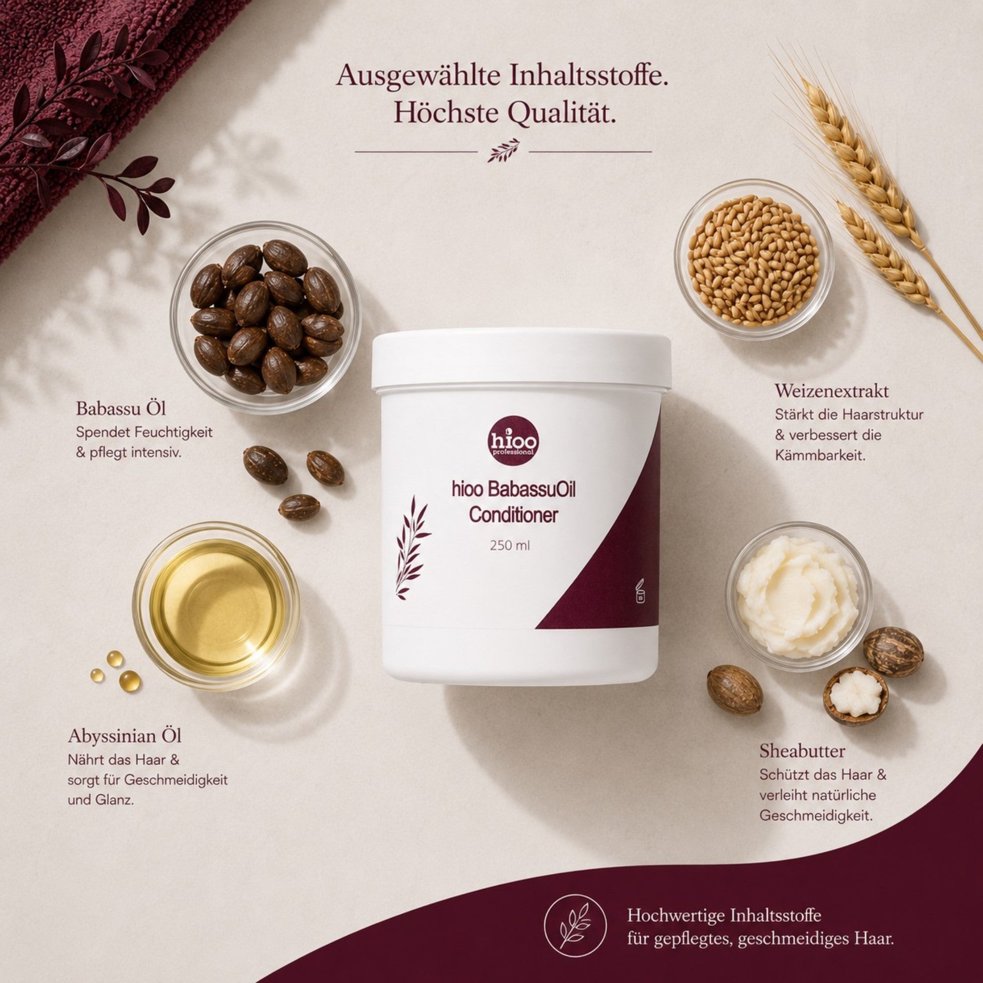 hioo BabassuÖl HaarKur 250ml