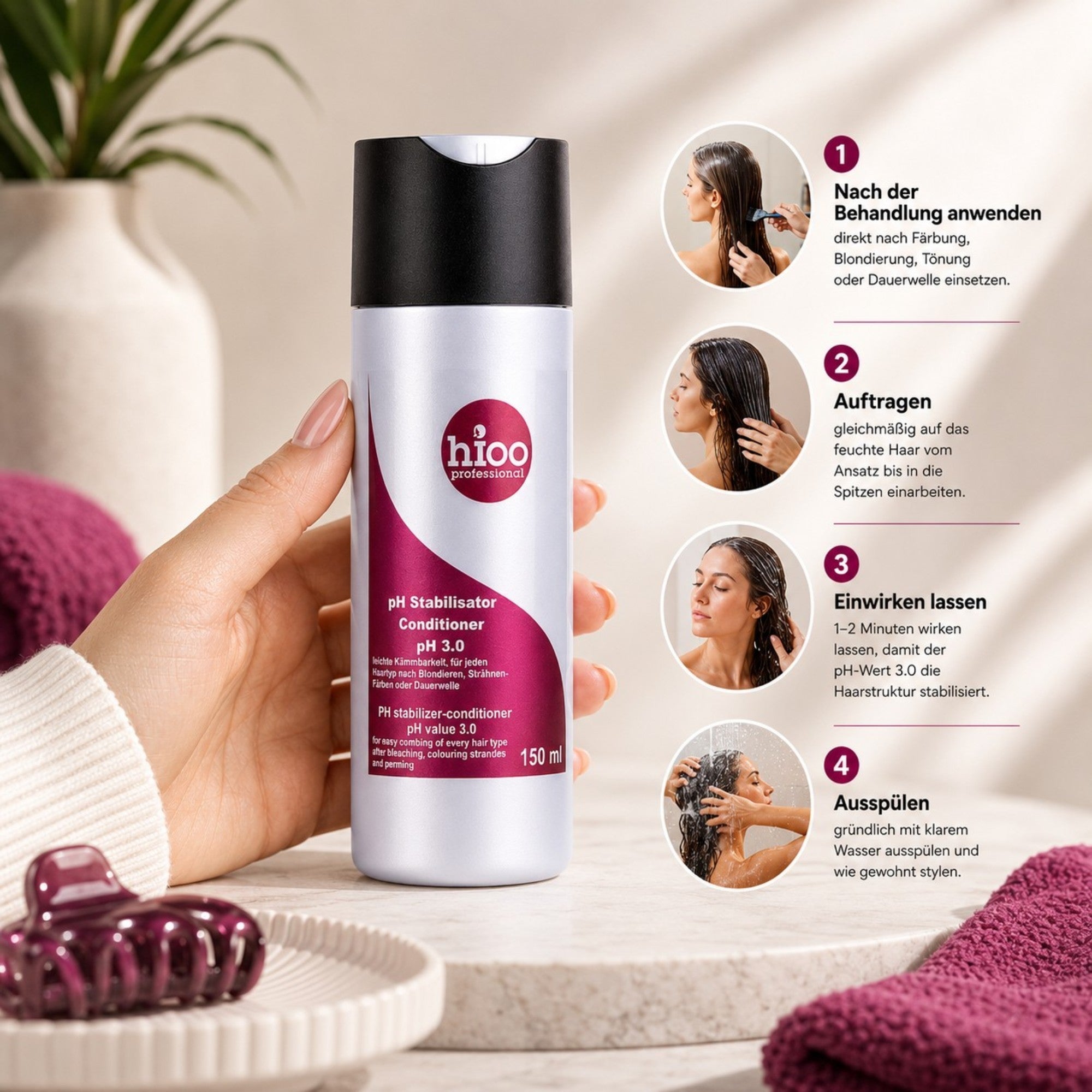 hioo pH Stabilisator Conditioner pH 3.0 150ml