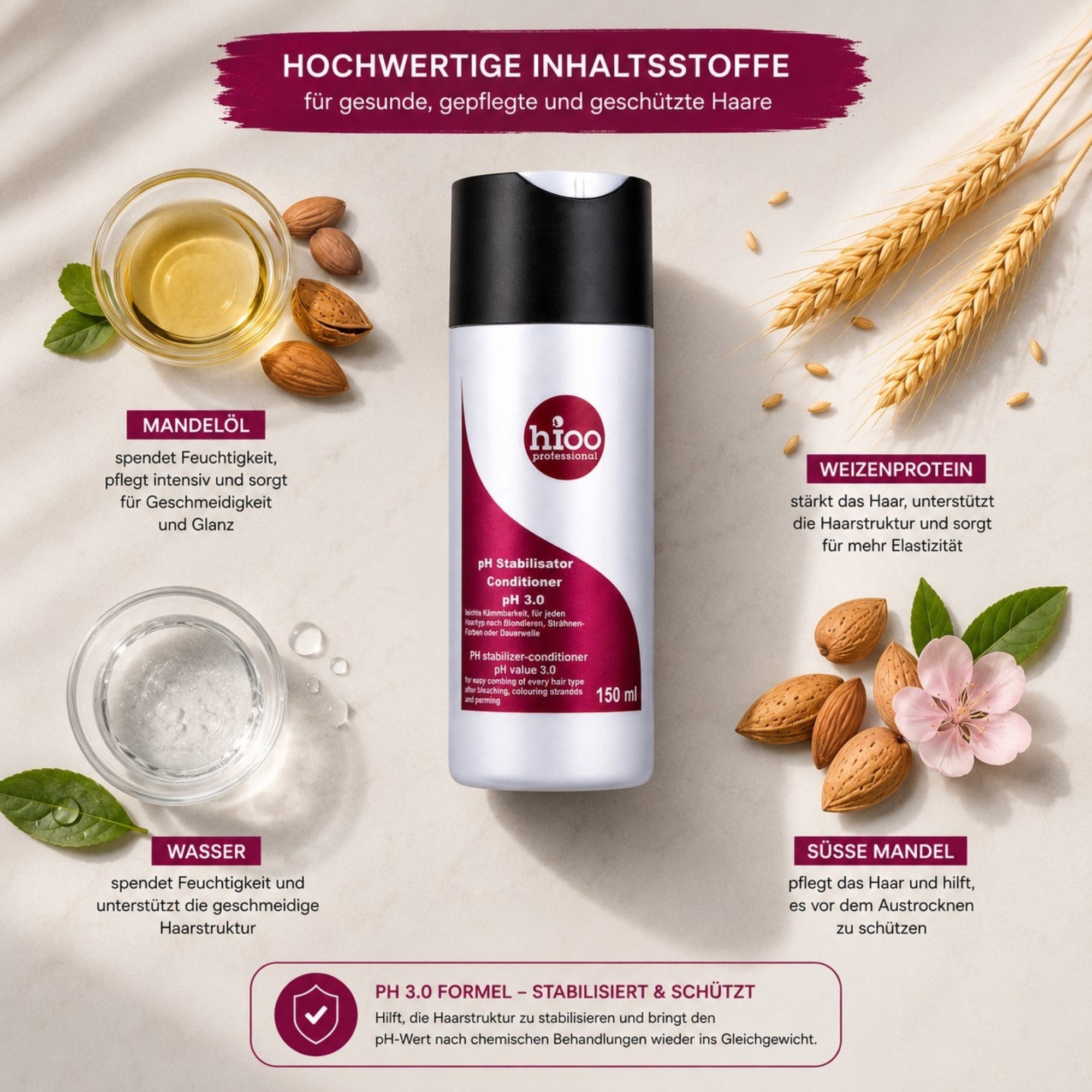 hioo pH Stabilisator Conditioner pH 3.0 150ml