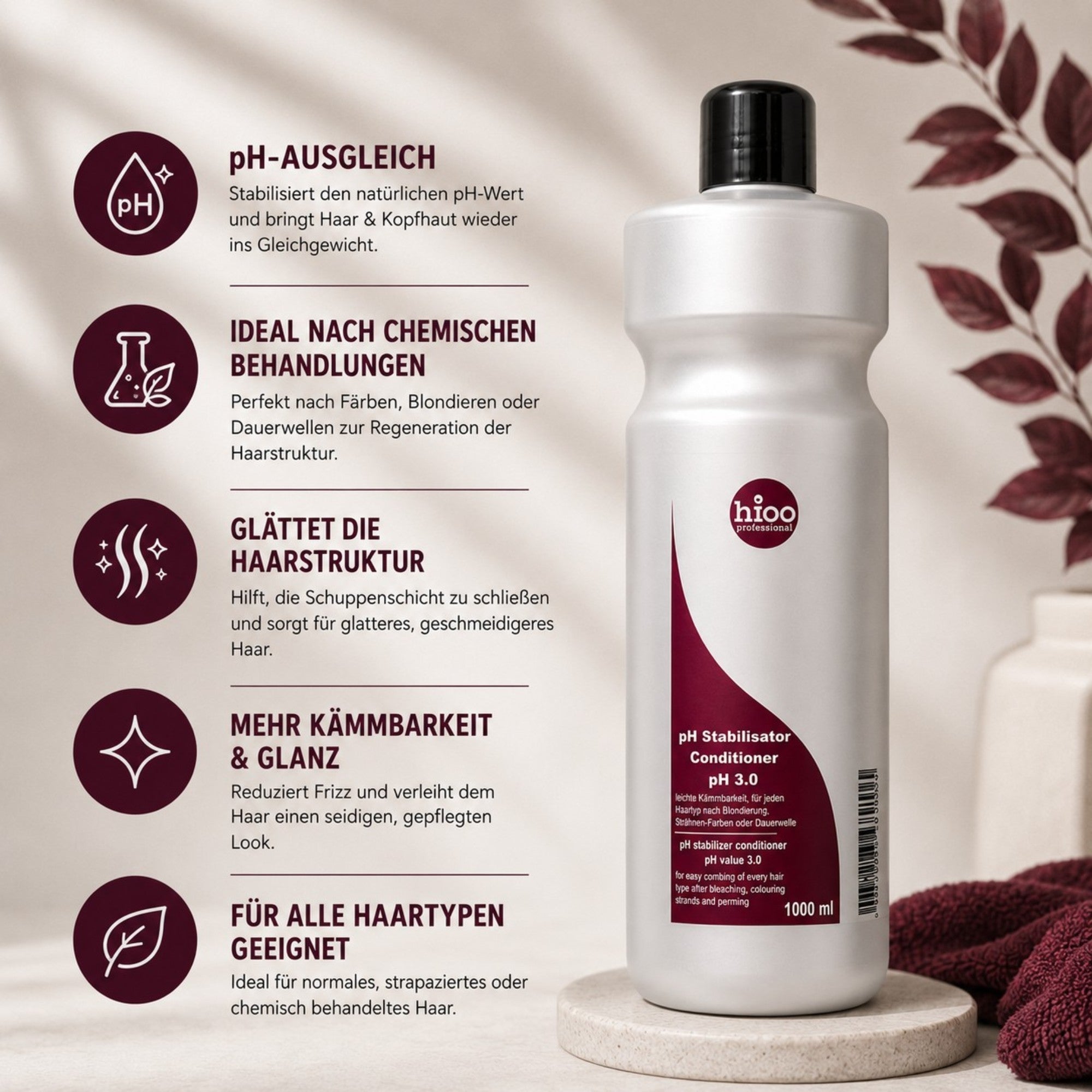 hioo pH Stabilisator Conditioner pH3.0 1000ml