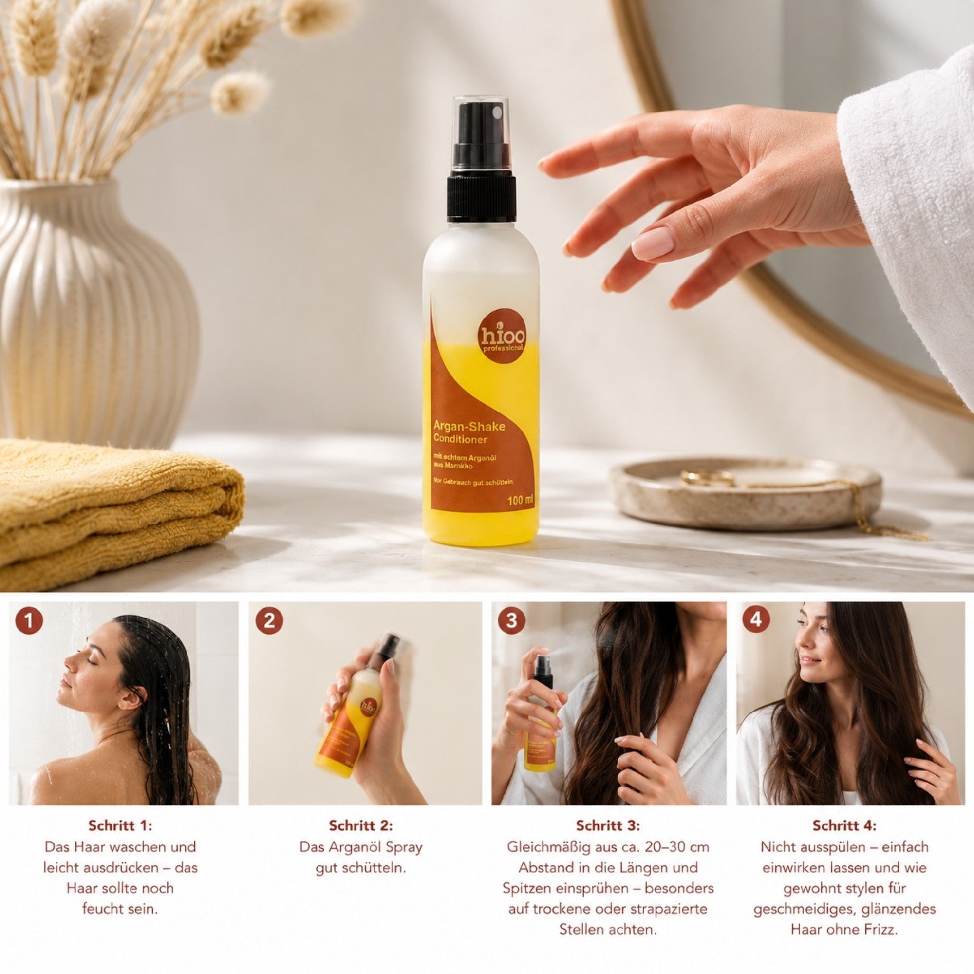 hioo Argan Shake Conditioner, 100ml