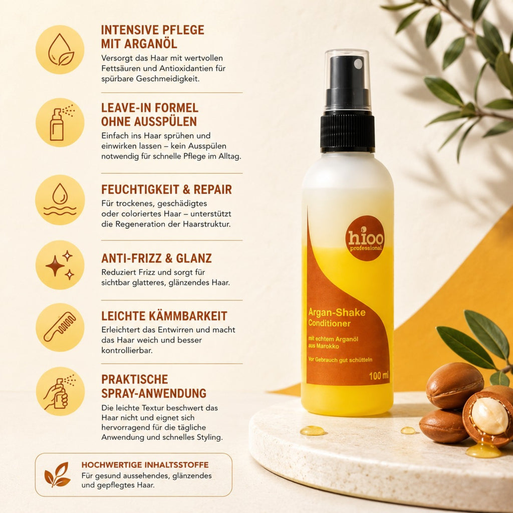 hioo Argan Shake Conditioner, 100ml