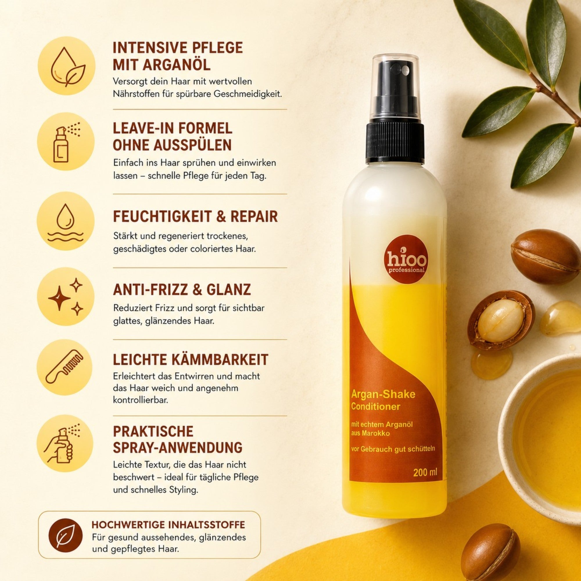 hioo Argan Shake Conditioner 200ml