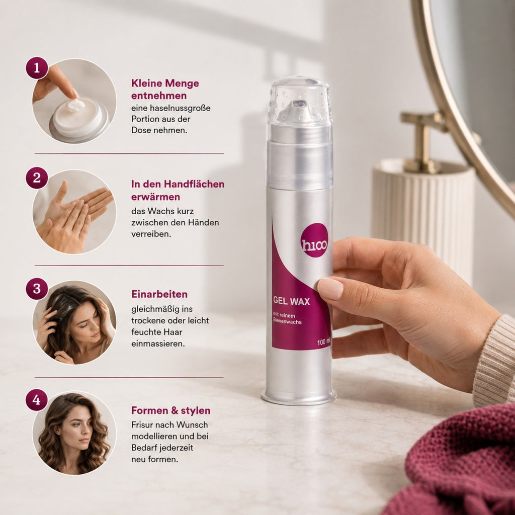hioo Gel Wax mit reinem Bienwachs 100ml