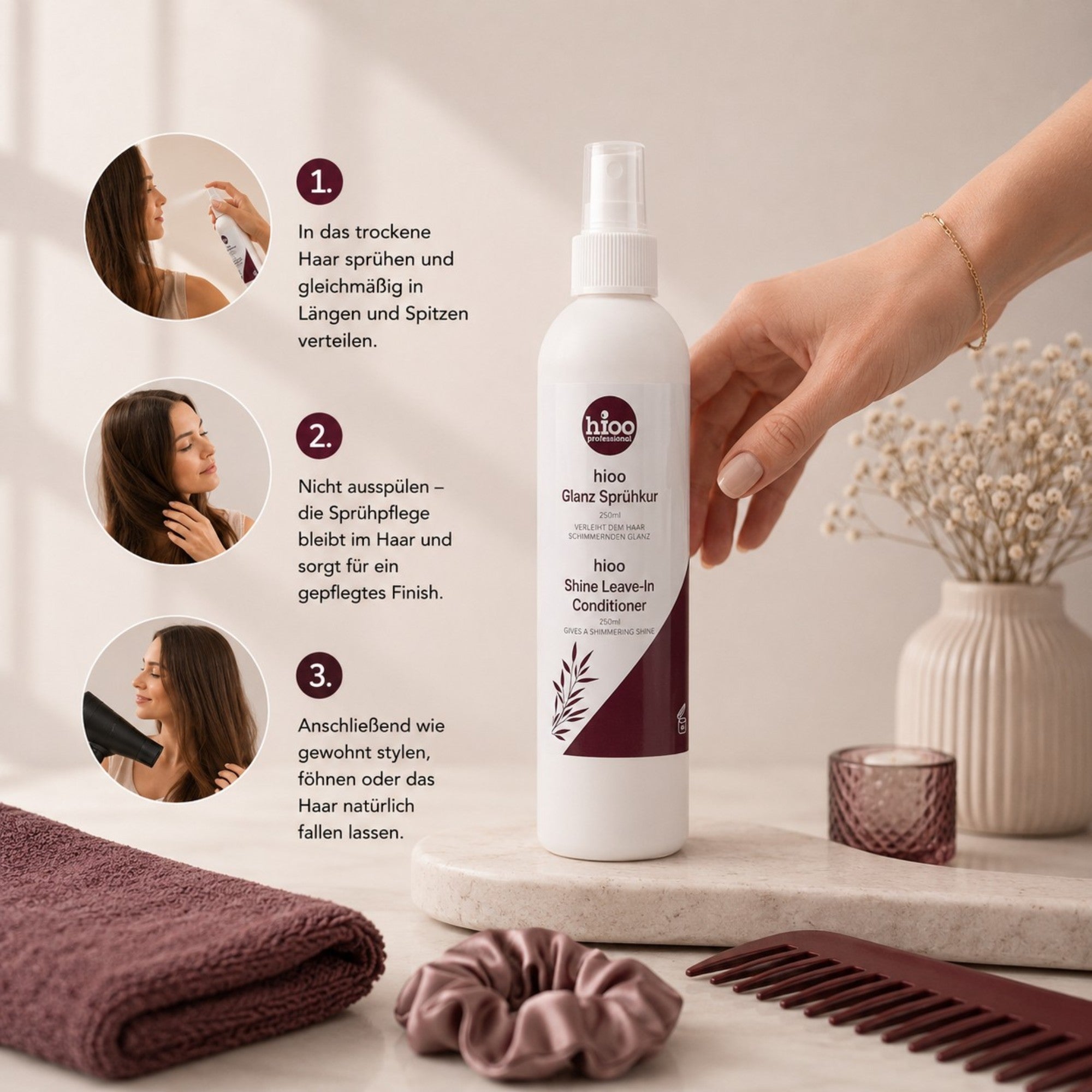 hioo Glanz Sprühkur 250ml